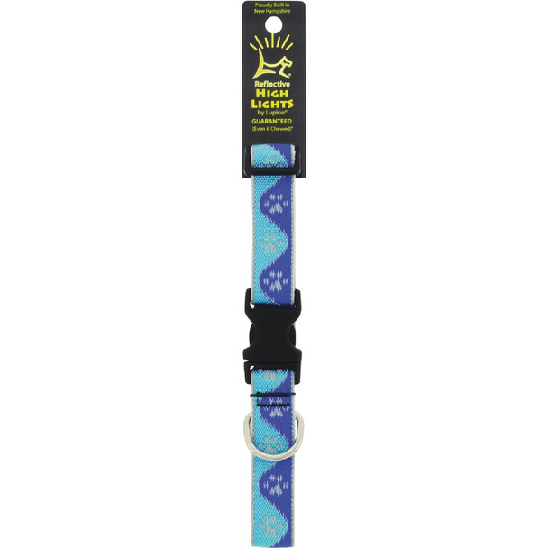 Lupine HL 1 In. Reflective Blue Paws 12 to 20 In. Adjustable Collar 48452