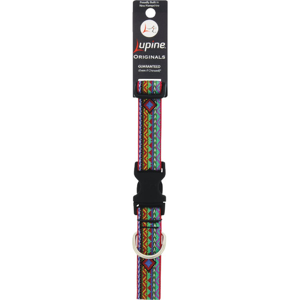 Lupine 1 In. Woven Pattern El Paso 12 to 20 In. Adjustable Collar 91552