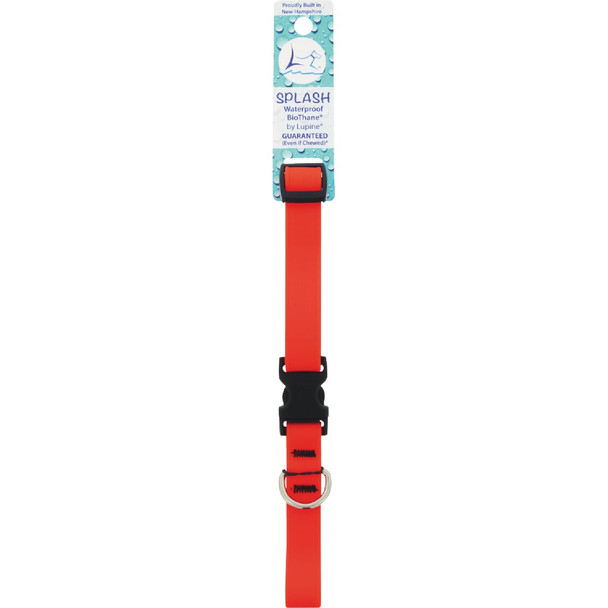 Lupine 3/4 In. Waterproof Neon Orange 13 to 22 In. Adjustable Collar 28502