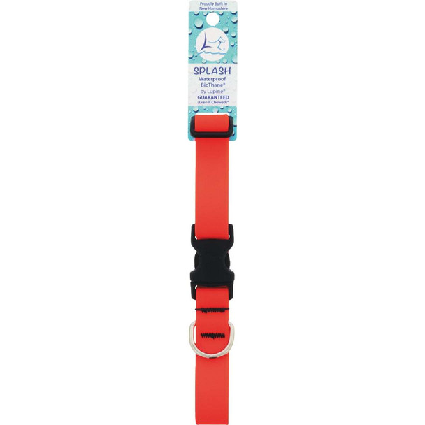 Lupine 1 In. Waterproof Neon Orange 12 to 20 In. Adjustable Collar 28552