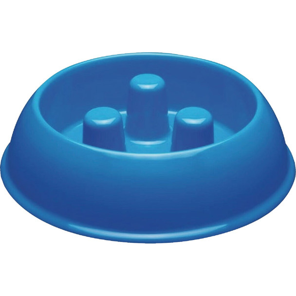 Boss Pet Pro Select 40 Oz. Blue Plastic Slow Feeder Bowl ZX7082 15