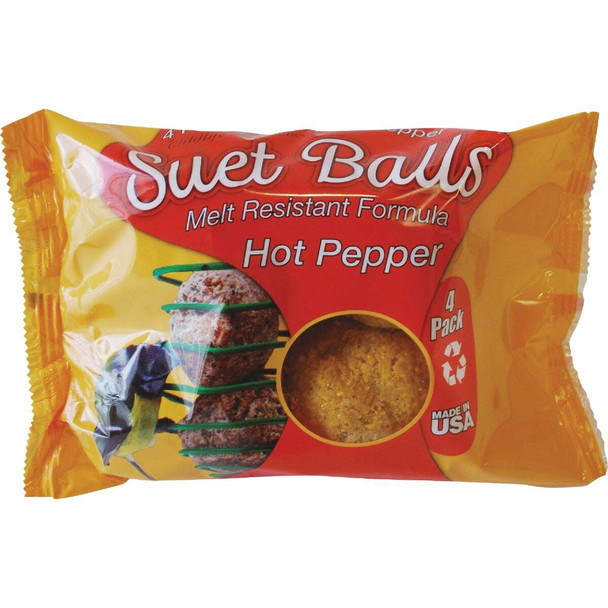Wildlife Sciences Hot Pepper Suet Ball (4-Pack) 439