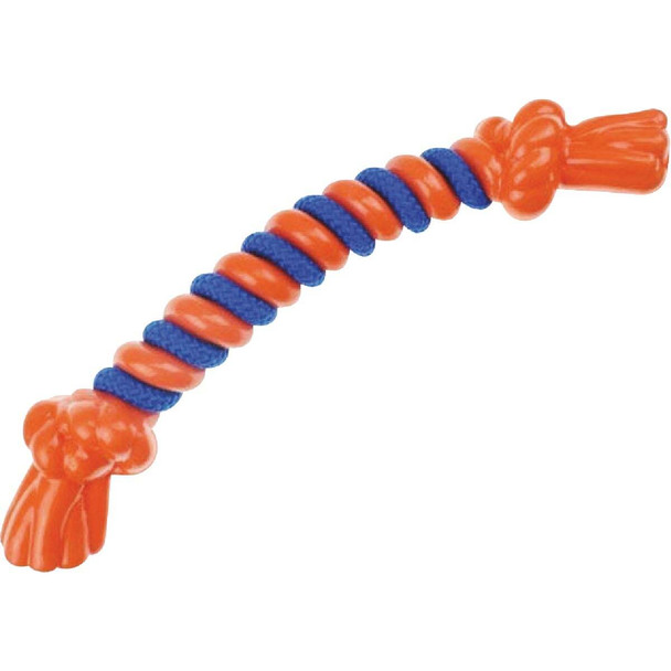 Boss Pet Infinity TPR/Rope Bone Large Orange Dog Toy ZD2068 18 69