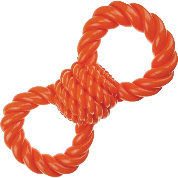 Boss Pet Infinity TPR Figure 8 Orange Dog Toy ZD2058 69