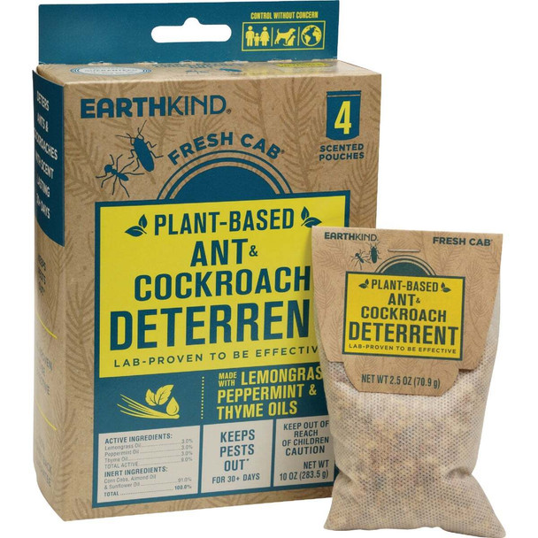 EarthKind Fresh Cab Ant & Cockroach Deterrent (4-Pack) ATR4P36D6
