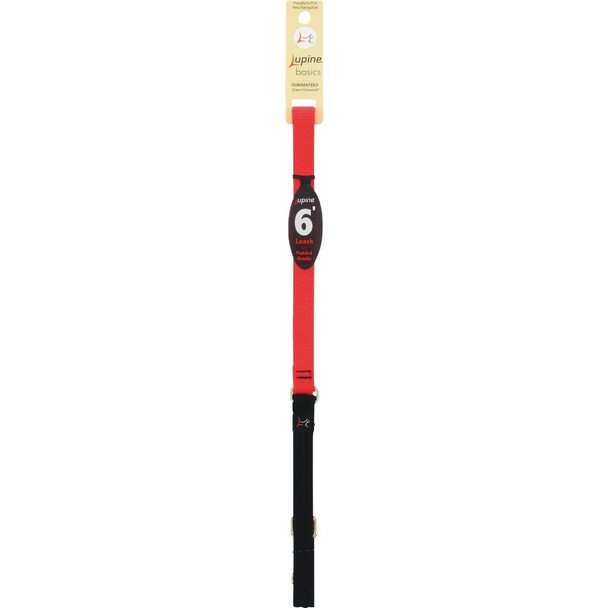 Lupine 3/4 In. x 6 Ft. Traditional Solid Blaze Orange Dog Leash 52509