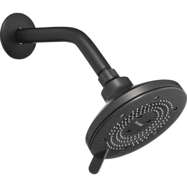 Brondell Nebia Yuba 5-Setting Fixed Showerhead, Matte Black NE80-SH-MB