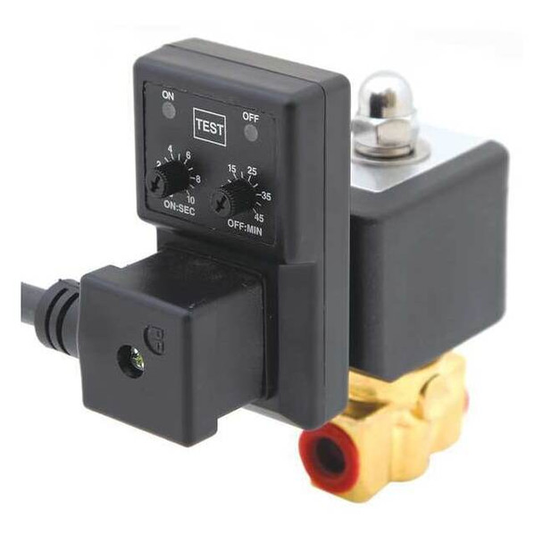 Speedaire Auto Drain Valve,115V,1.0 gpm 8503-1-110-1-1