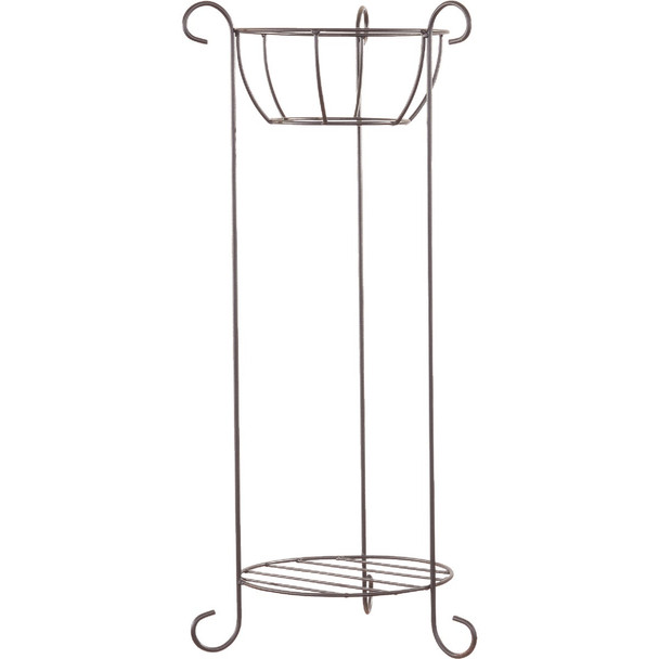 American Gardenworks 36 In. H. Black Powder Coated Steel Plant Stand GPST