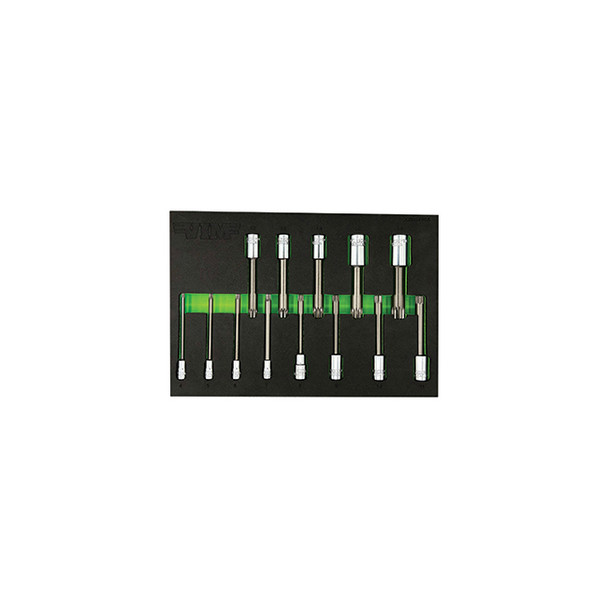 13 PC. 4'' OAL. XZN TRIPLE SQUARE DRIVER SET - S2 STEEL XZNS400A