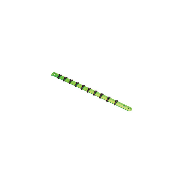 1/4" SOCKET RACK 10PC 1/4" STUDS -GREEN V520G