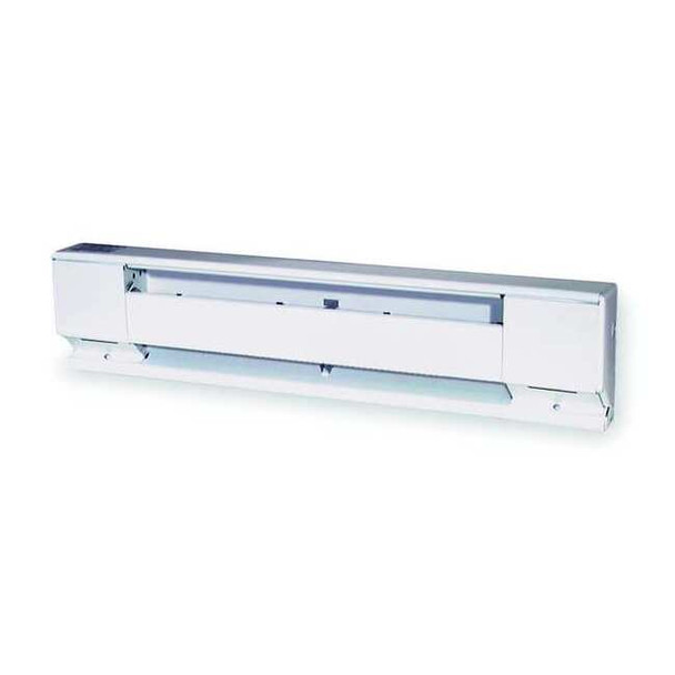 Dayton 96" Electric Baseboard Heater, White, 1504/2000W, 208/240V 3UG87