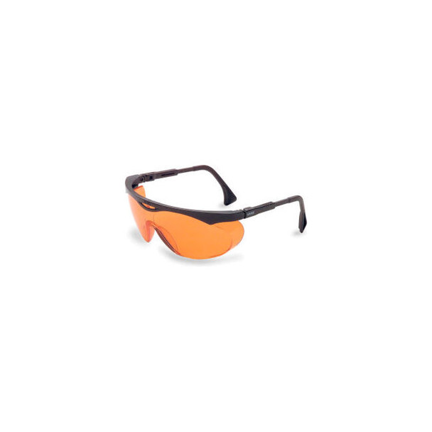 Uvex Skyper S1933X Safety Glasses Black Frame SCT-Orange Lens Anti-Fog