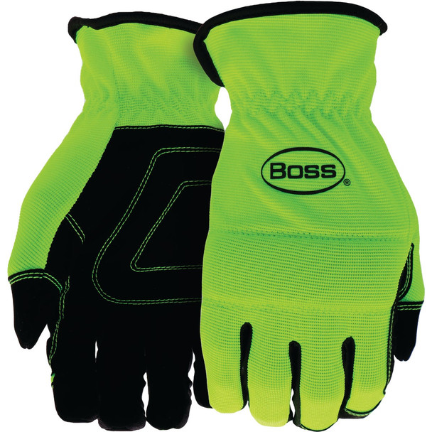 Boss Men's Medium Synthetic Leather High Dexterity Task Glove B52121-M