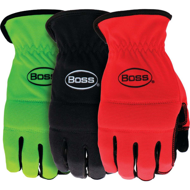 Boss Men's XL Spandex Work Glove B52021-XL3P