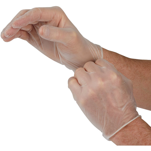 Boss Large Vinyl Disposable Gloves (100-Pack) B23021-L