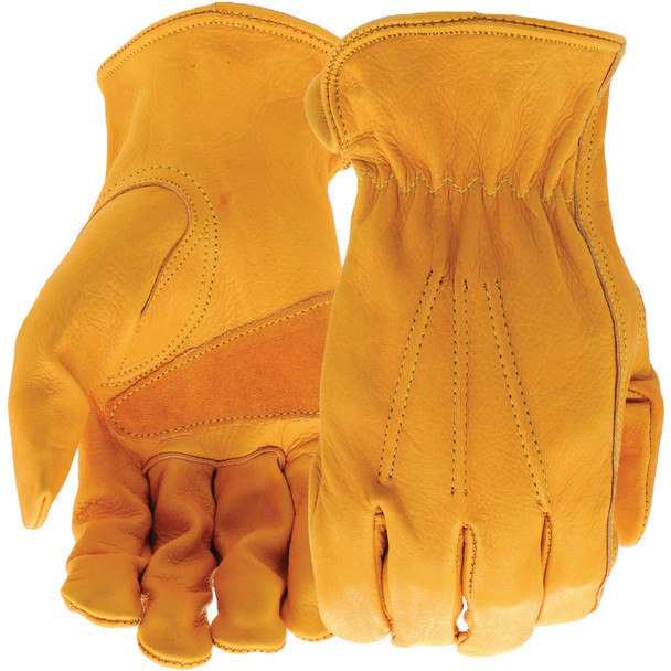 Boss Men's Medium Grain Cowhide Leather Work Glove B81001-M