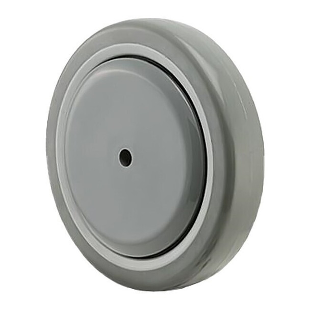 Shepherd Hardware Caster Wheel,5"dia,315 lb,Gray WH05.0X1.25TPU33(GG)375