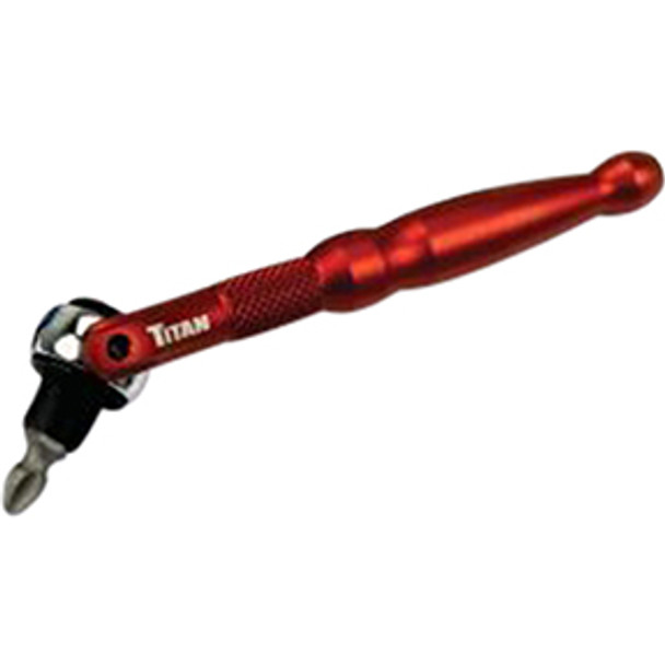 1/4 in Drive Aluminum Swivel Head Ratcheting Micro Bit Driver 11321