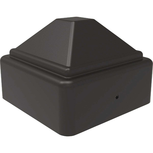 Fortress Building Products Fe26 3" Blk Post Cap 53503108