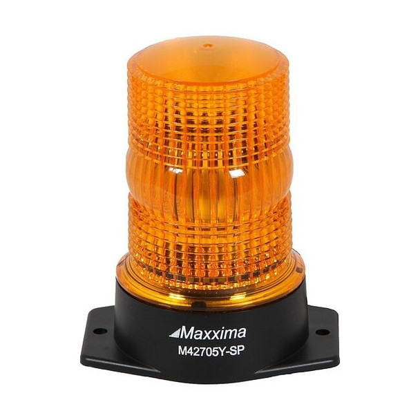 Maxxima Warning Light,Amber,Strobe,12.8V DC M42705Y