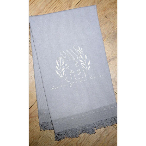 Second Nature Love Grows Here Kitchen Towel MSTWLGR015 Pack of 6