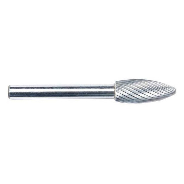 Manufacturer Varies Carbide Bur,Pointed Tree,1/2 19D754
