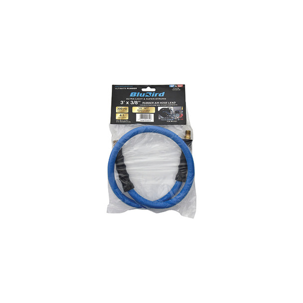 BluBird Rubber Air Hose Lead In 3/8in x 3ft BBLD3803