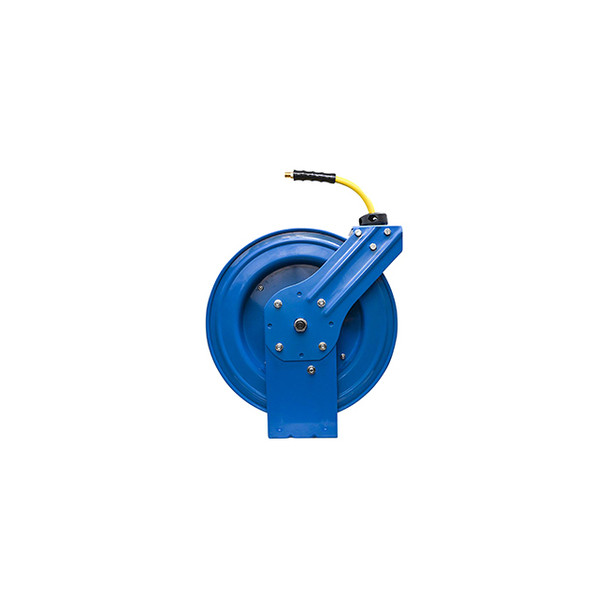 OilShield Rubber 3/8in x 50ft Air Hose Reel Heavy Duty Single Arm Assembly OSRHD3850