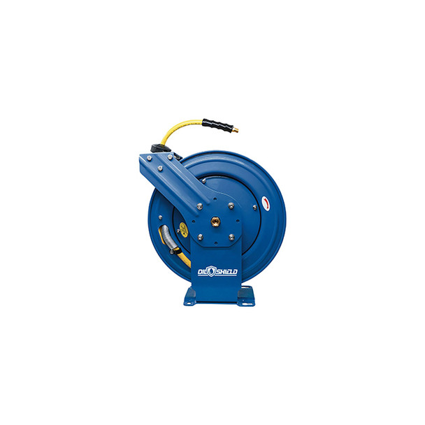 OilShield Rubber Air Hose Reel Dual Arm Assembly 1/2in x 50ft OSRDA1250
