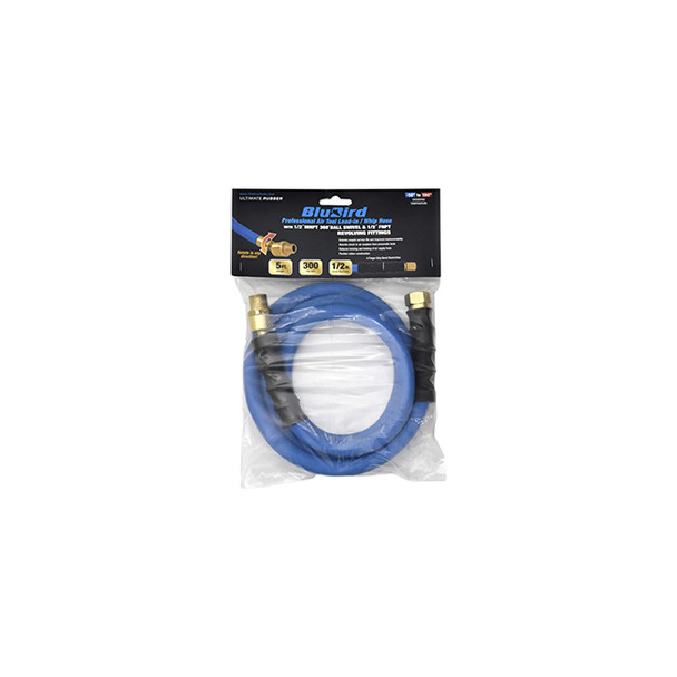 BluBird Rubber Air Hose Whip / Snubber 1/2in x 5ft BBSR1205