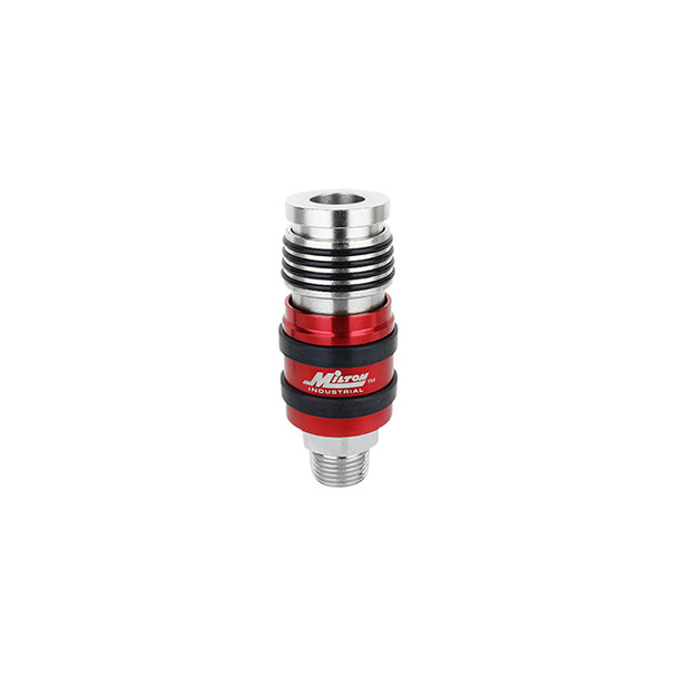 2 in ONE Universal Safety Exhaust Industrial Coupler 1/2" NPT x 1/2" Body Flow S-1774