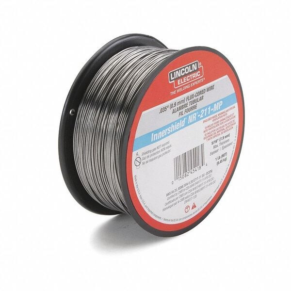 Lincoln Electric MIG Welding Wire, NR-211-MP, .035, Spool ED030584