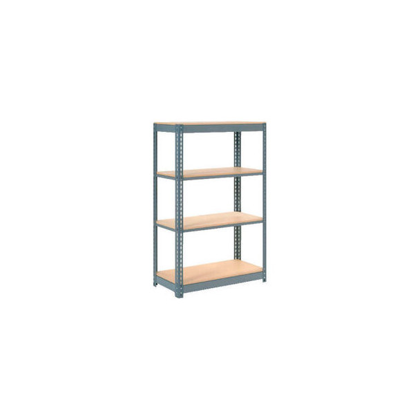Global Industrial 4 Shelf Standard Duty Boltless Shelving Starter 48""Wx12""Dx60