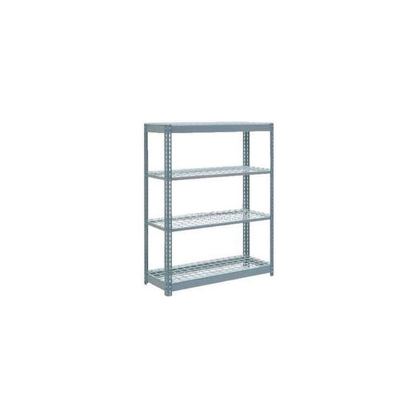 Global Industrial 4 Shelf Standard Duty Boltless Shelving Starter 48""Wx18""Dx60