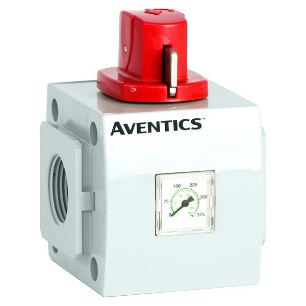 Numatics Shut Off Valve,1,833 scfm,2.08 lb 8653A3M06FA0000