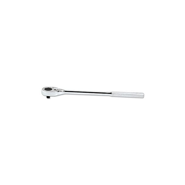 Classic Long Handle Pear Head Ratchet, 3/8 in, 11 in L, Full Polish