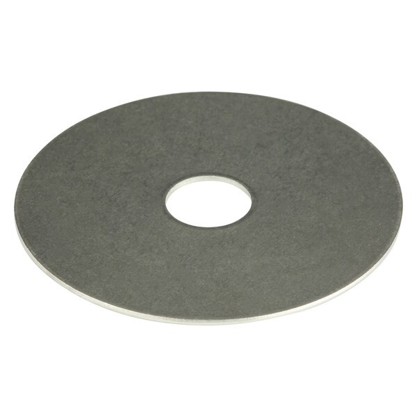 Fender Washer, For Screw Size 1/2" ,Stainless Steel Plain Finish, 25 PK