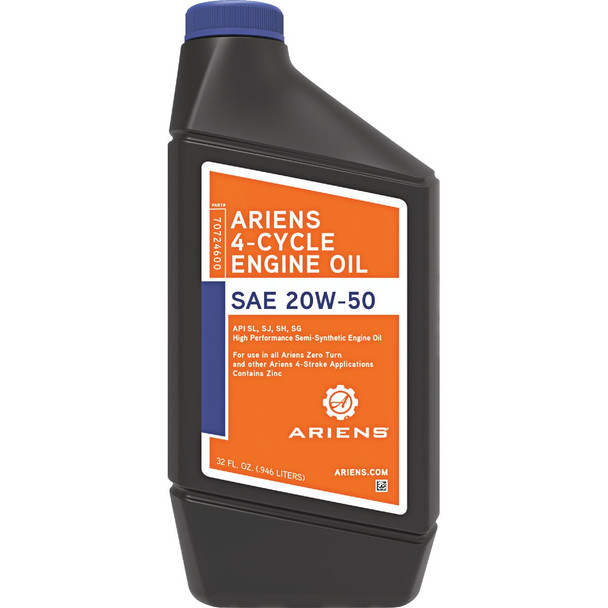 Ariens 32 Oz. 20W50 Synthetic Blend Oil 70724600