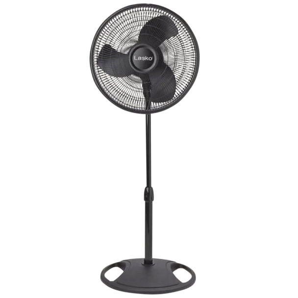 Lasko 16 In. Black Pedestal Fan 2521