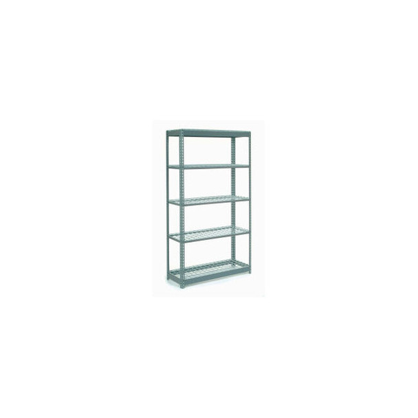 Global Industrial 5 Shelf Standard Duty Boltless Shelving Starter 48""Wx12""Dx84