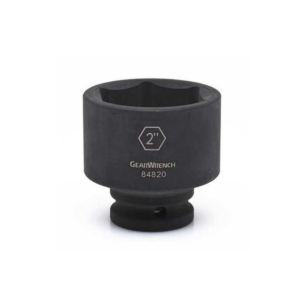 Impact Socket, 3/4 in Drive Size, 2-1/4 in Opening Size, 6-point, Standard Length