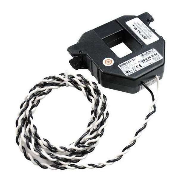 Split Core Current Transformer, 0 to 200A, 0 to 5A, 6 ft 18 AWG Leads