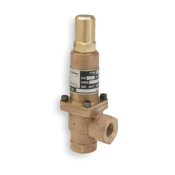 Cash Valve Pressure Relief Valve,3/4In,50psi,Bronze K10DWA01-E1-0050