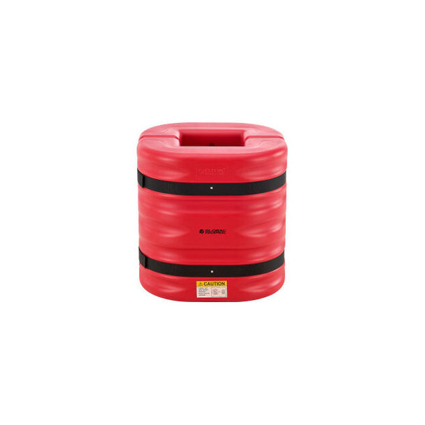 Global Industrial Column Protector 10"" Opening 24"" High Red