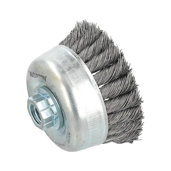 Manufacturer Varies Cup Brush,4"Dia.,Carbon Steel Bristle 66254443256