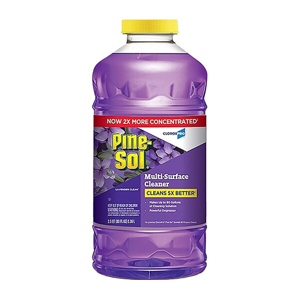 Pine-Sol All Purpose Cleaner, Bottle, 80 oz, Lavender Clean, 3 PK 60608