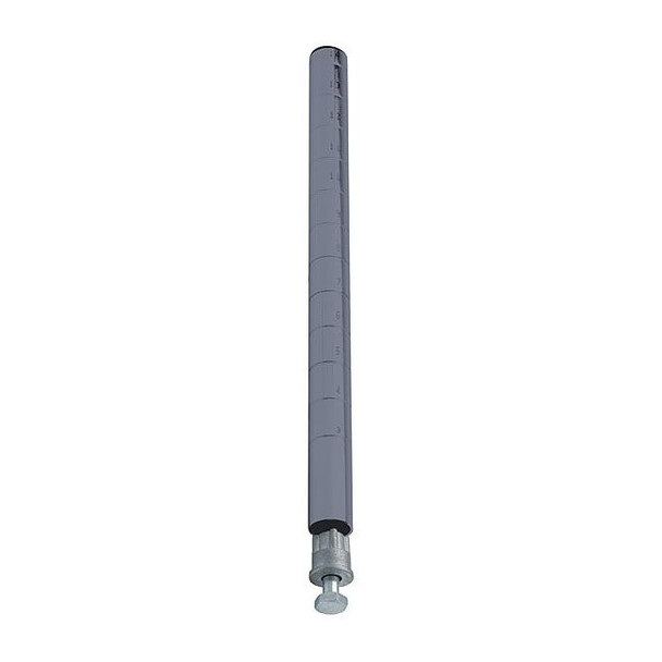 Quantum Storage Systems Wire Shlf Pst,74 inx1 in,Quick-Adjust P74GY