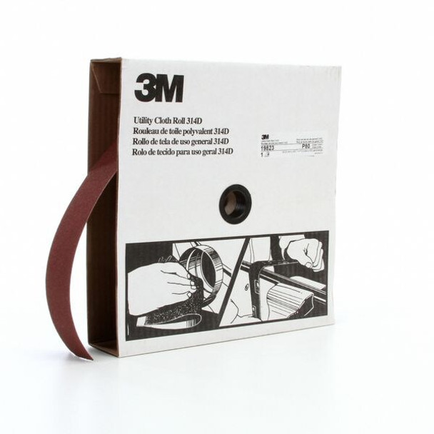 3m Abrasive Utility Roll,Grit P80,Maroon 7000118543 3m Abrasive Utility Roll,Grit P80,Maroon 7000118543