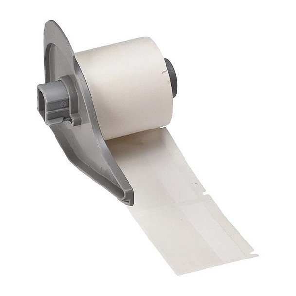 Brady Wraparound Label, White, Vinyl, 2 in W M7-107-427